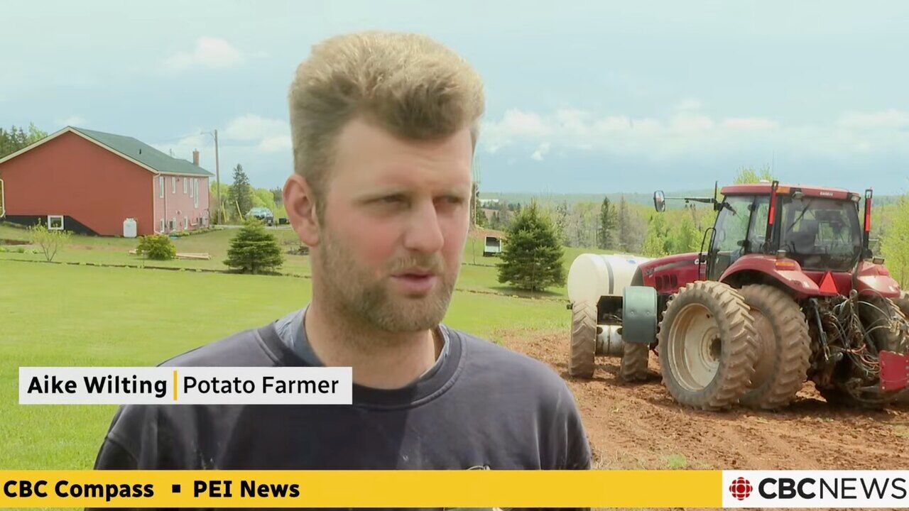 Aike Wilting speaking about the 2025 Prince Edward Island drought